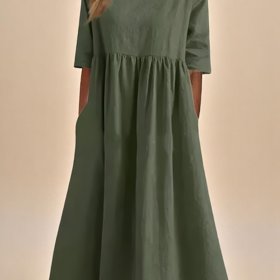 Chloé – Robe en Coton Élégante et Confortable