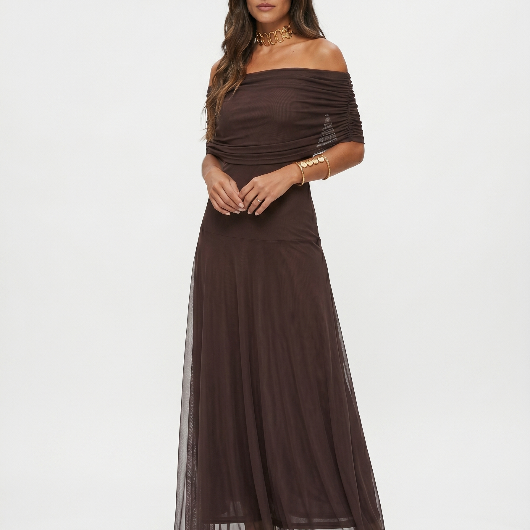 Carla | Robe Maxi Élégante et Épurée