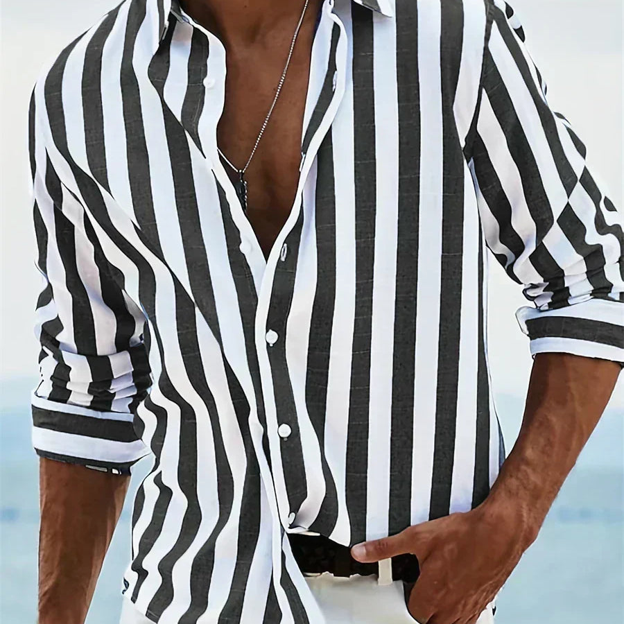 L'Atelier de Lyon| Chemise Rayée Été Légère Antoine