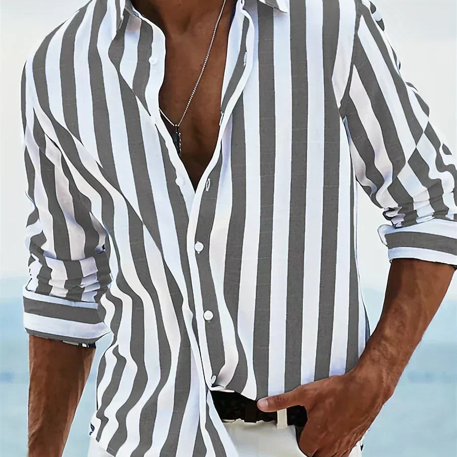 L'Atelier de Lyon| Chemise Rayée Été Légère Antoine