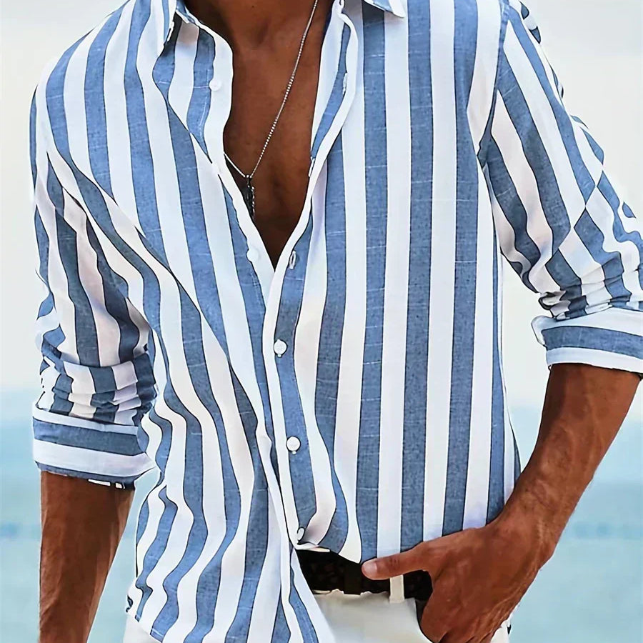 L'Atelier de Lyon| Chemise Rayée Été Légère Antoine