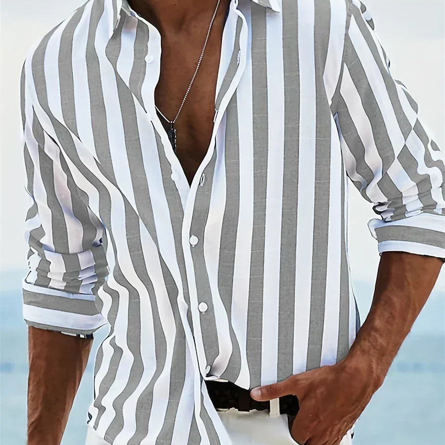 L'Atelier de Lyon| Chemise Rayée Été Légère Antoine